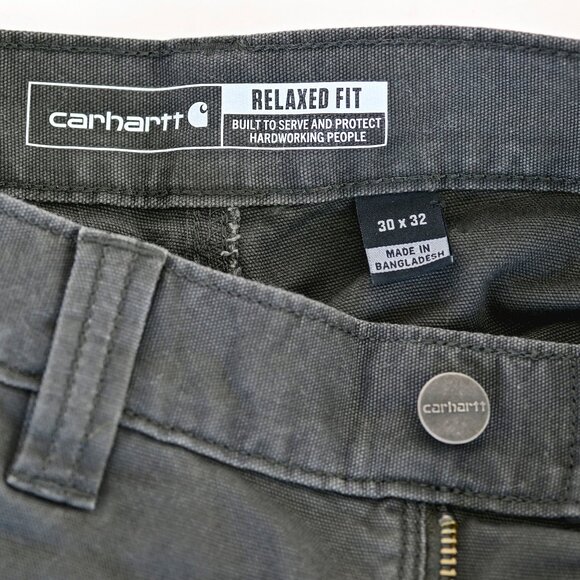 NWOT Men's Carhartt Rugged Flex Relaxed Fit Canvas Work Pant 30x32 - Picture 3 of 9